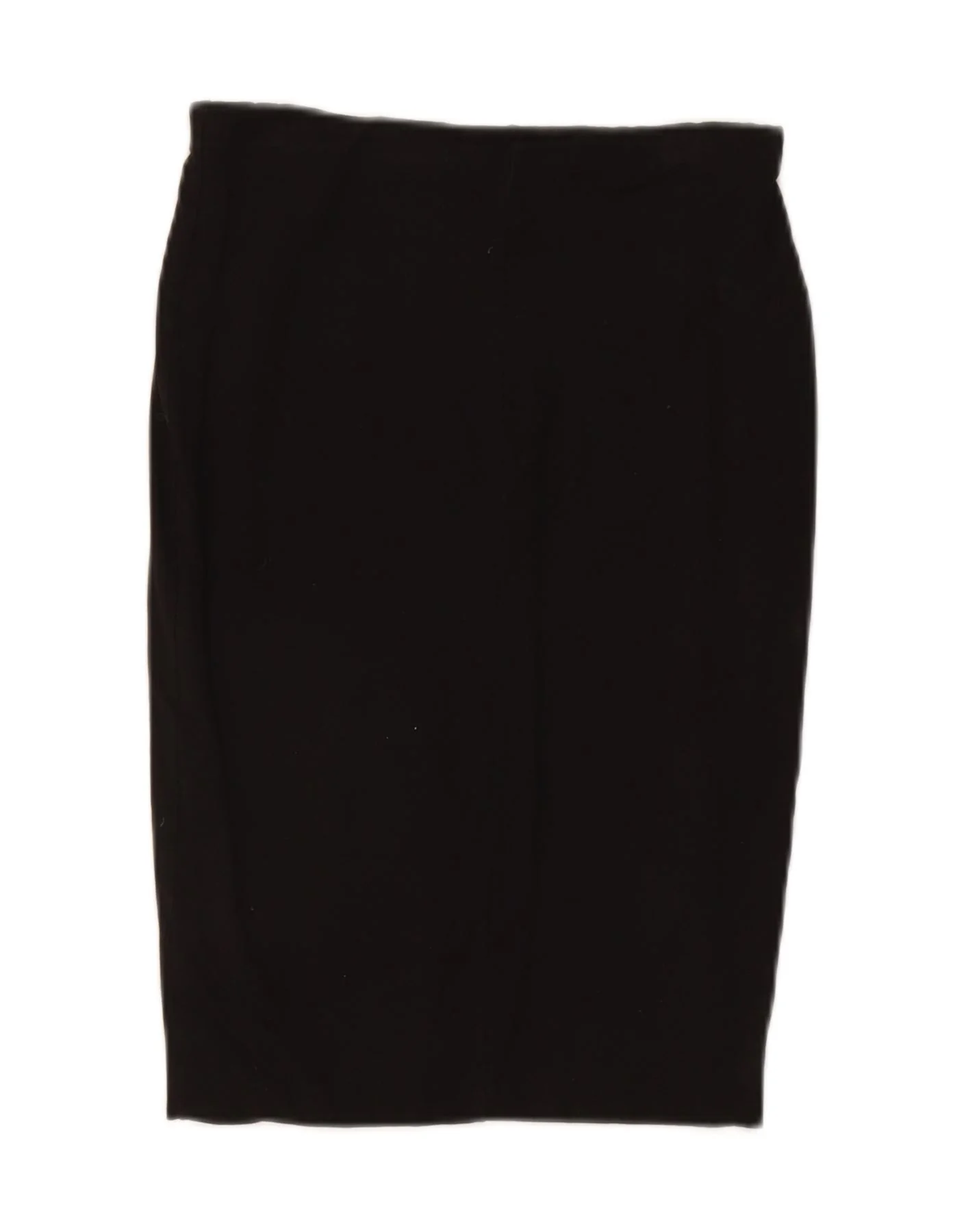 Zara Womens Pencil Skirt Medium W28 Black Cotton - Image 2