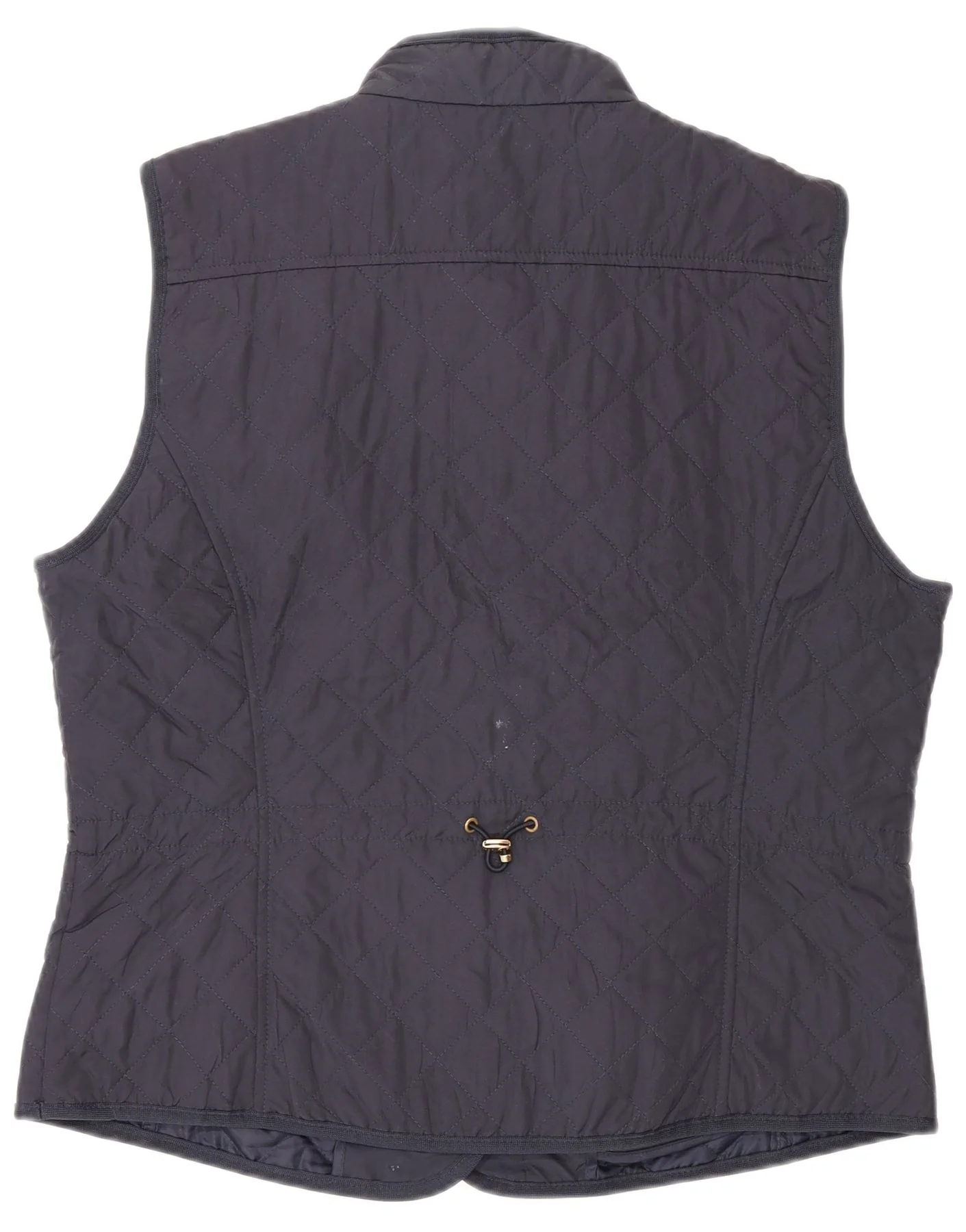 Zara Womens Quilted Gilet UK 18 XL Navy Blue - Image 2