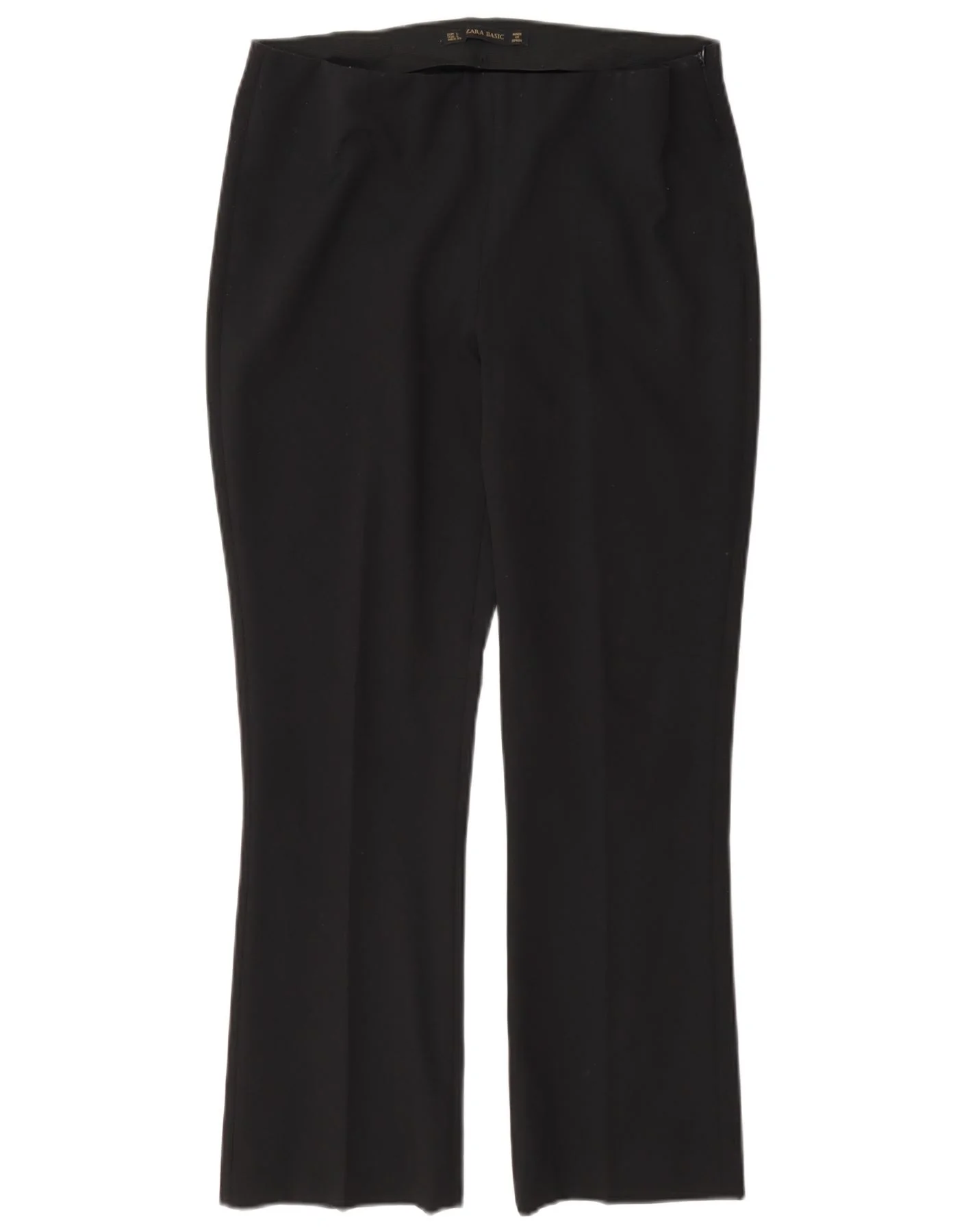 Zara Womens Regular Casual Trousers Large W30 L27 Black