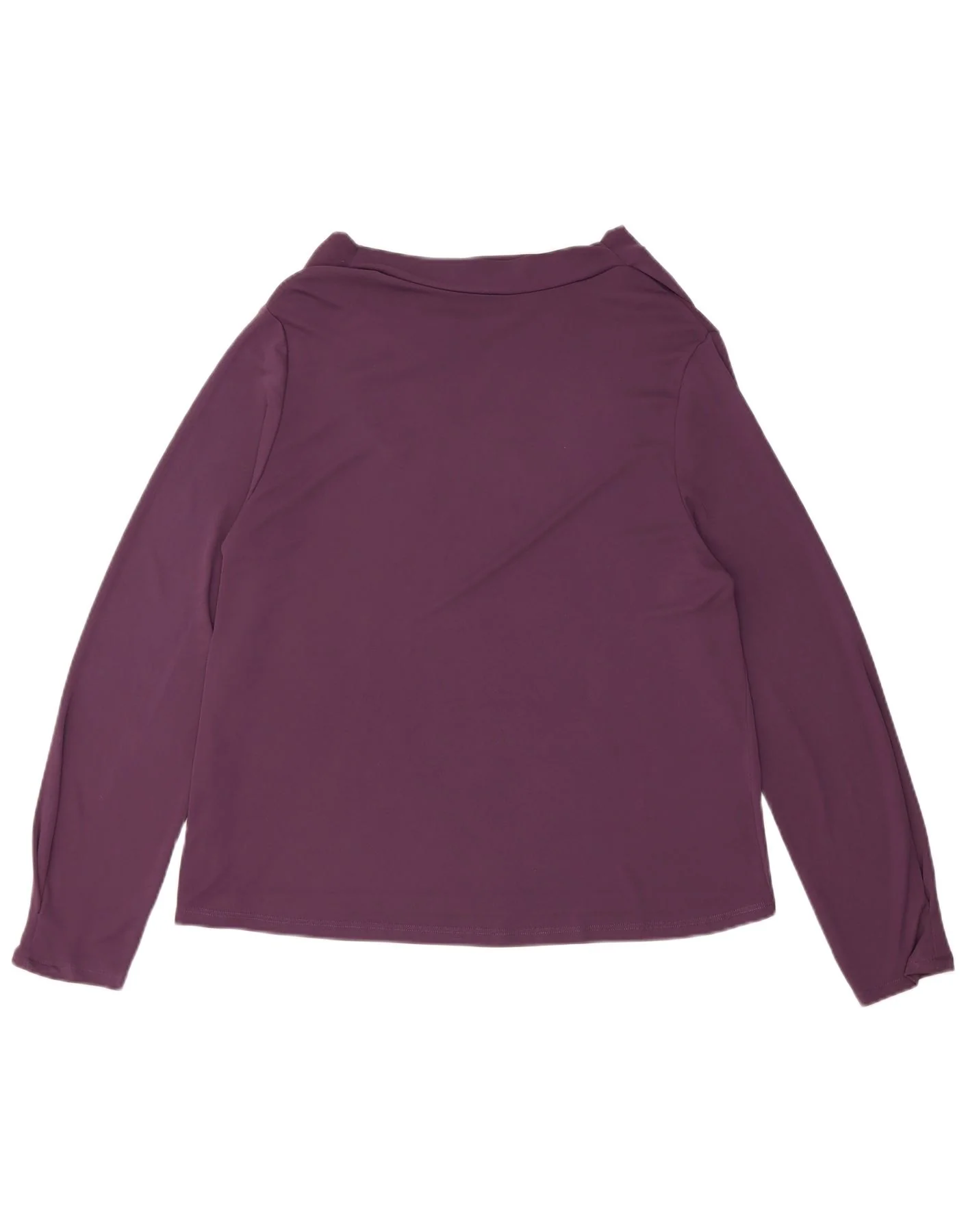 Zara Womens Regular Top Long Sleeve UK 18 XL Purple - Image 2