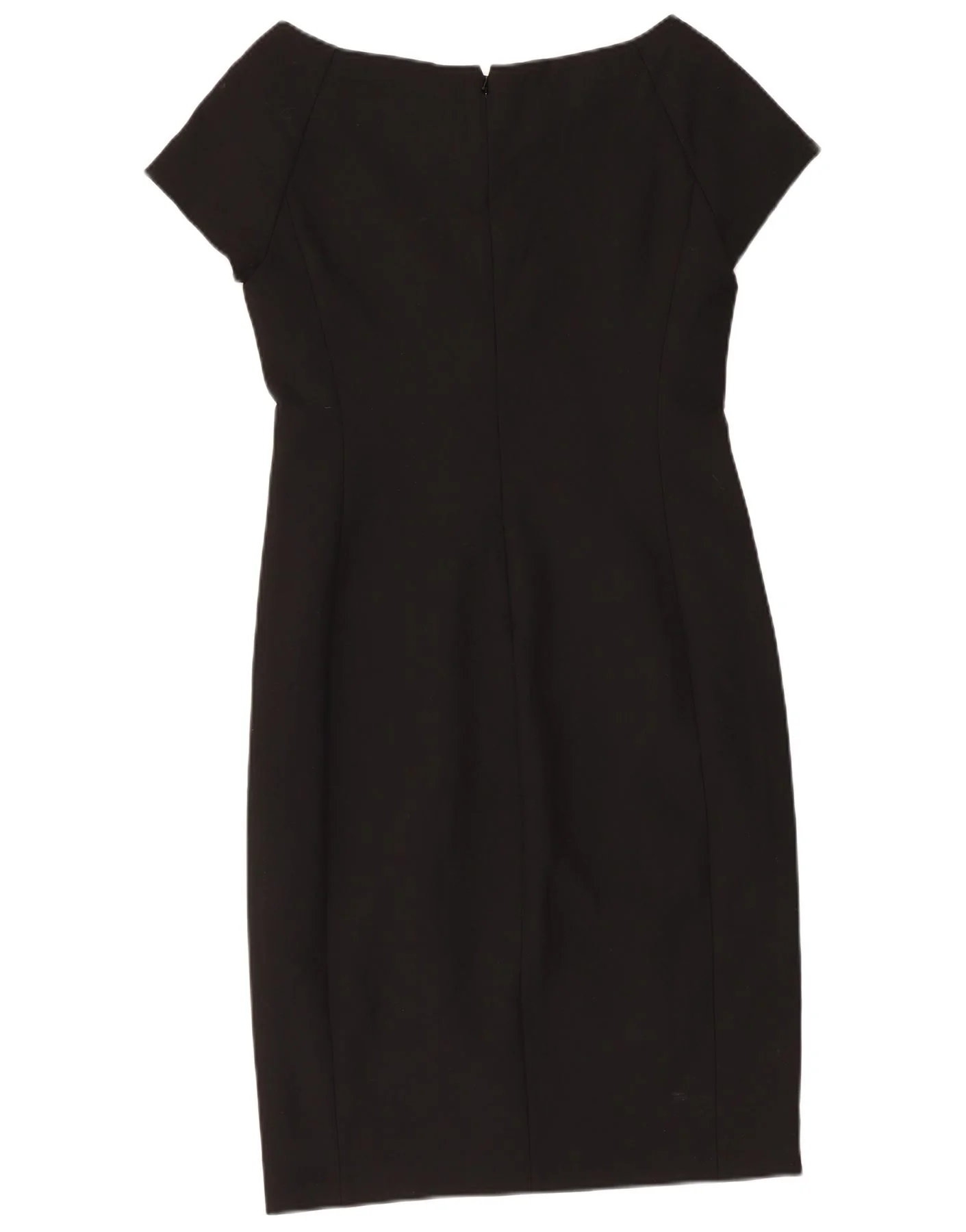 Zara Womens Sheath Dress UK 14 Large Black - Image 2