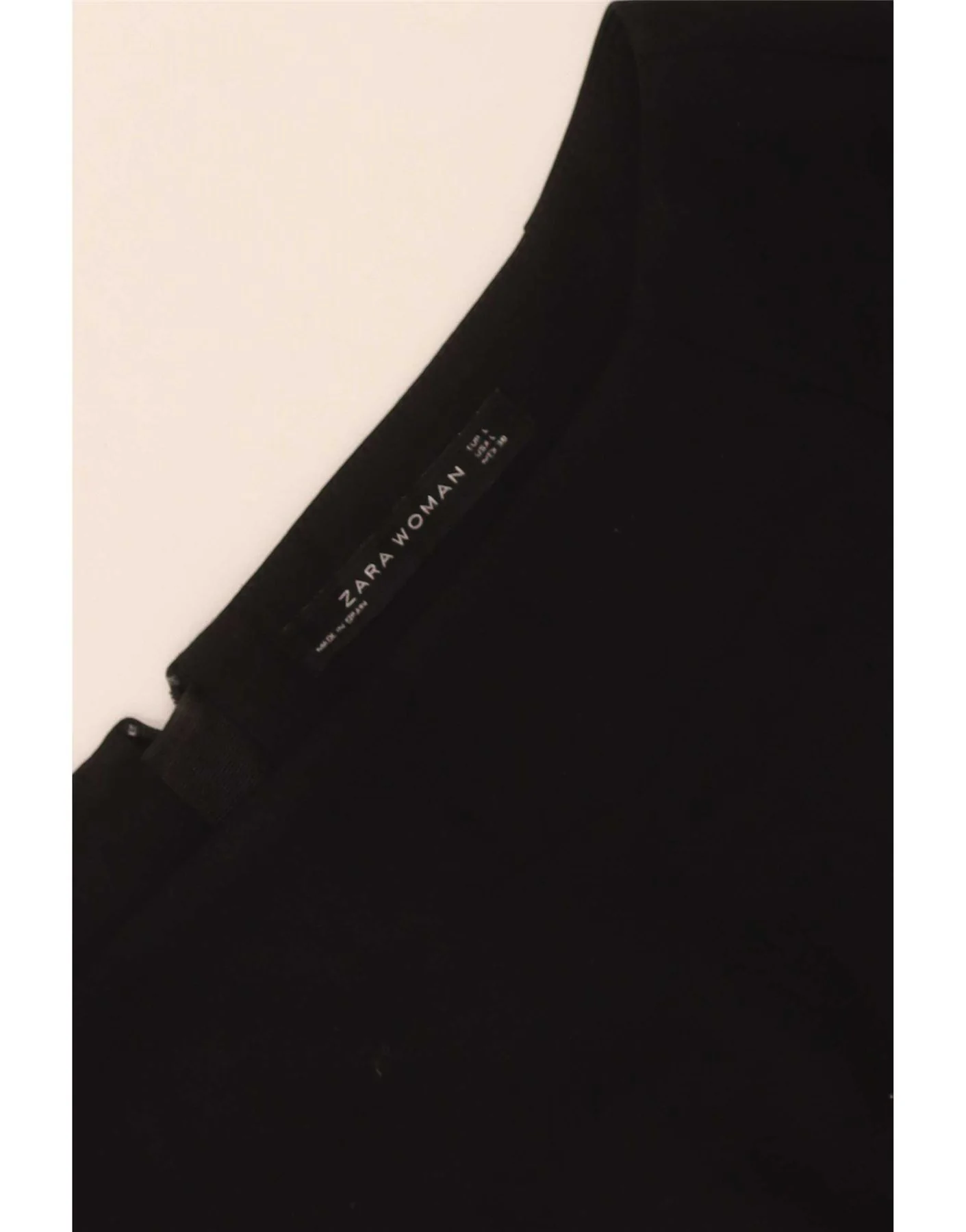 Zara Womens Sheath Dress UK 14 Large Black - Image 5