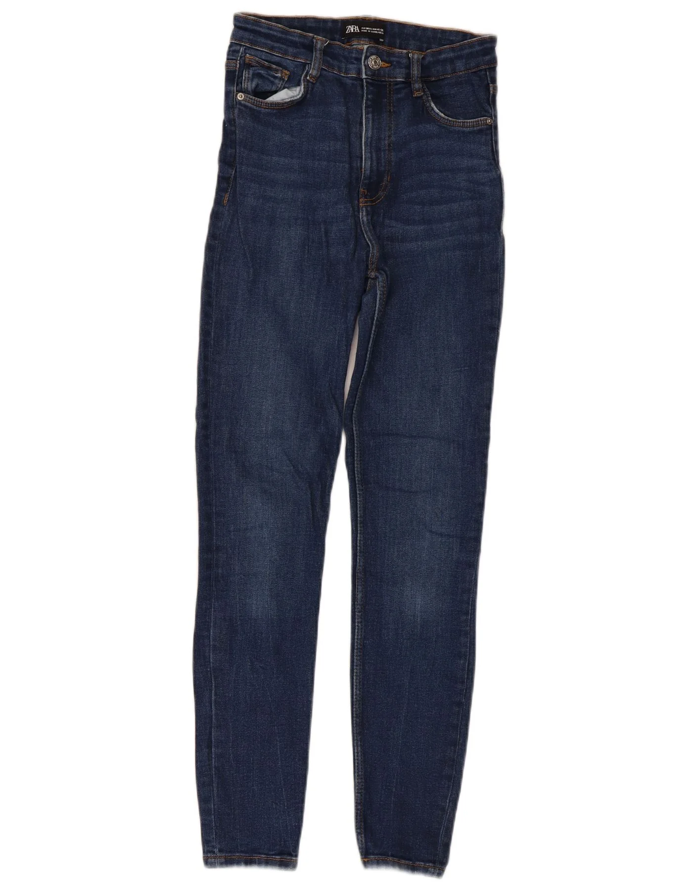 Zara Womens Skinny Jeans EU 36 XS W26 L27 Navy Blue