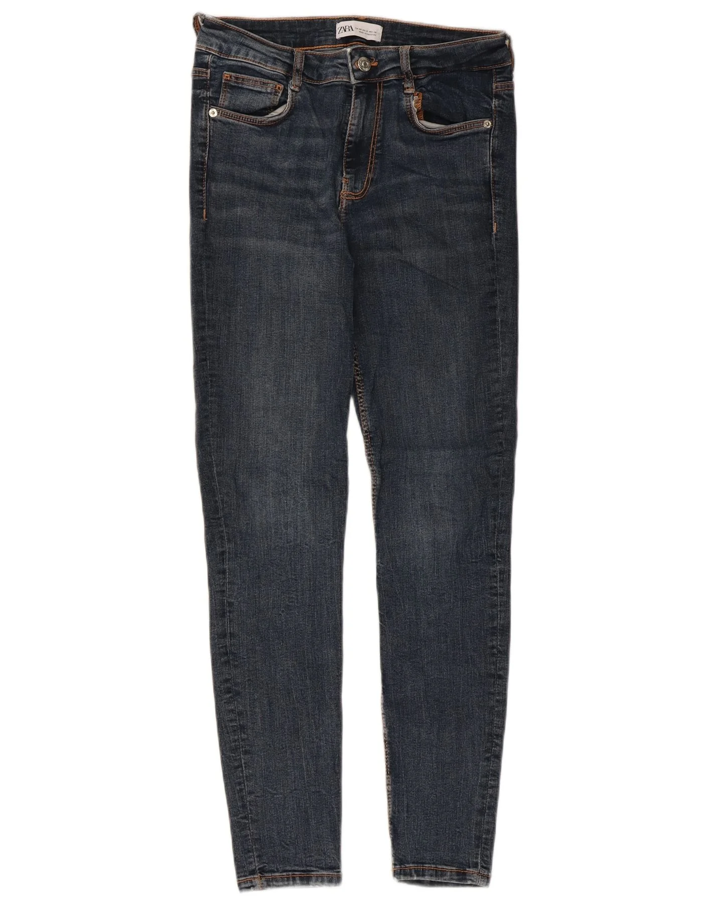 Zara Womens Skinny Jeans EU 38 Small W28 L27 Blue