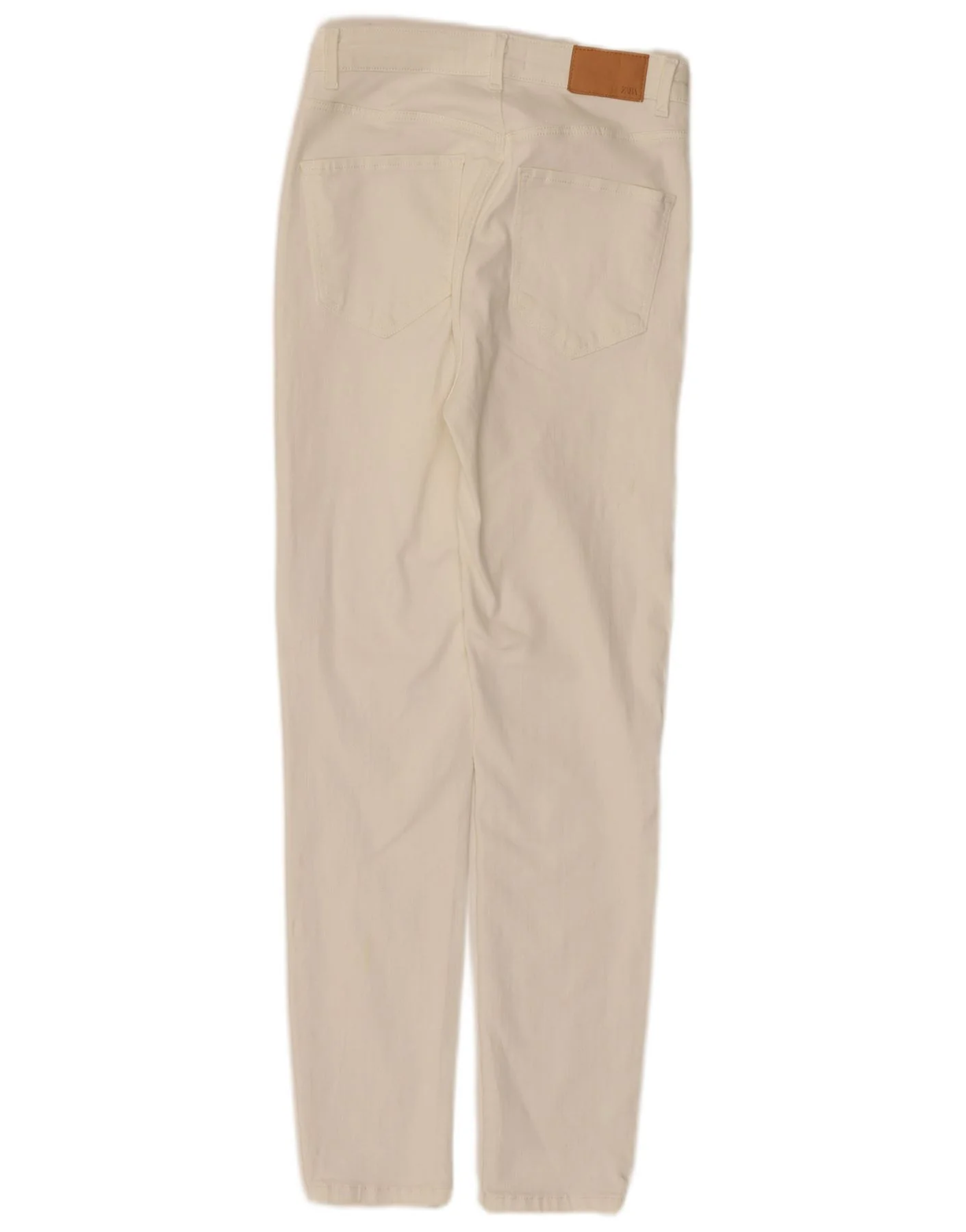 Zara Womens Skinny Jeans EU 38 Small W28 L27 White Cotton - Image 2