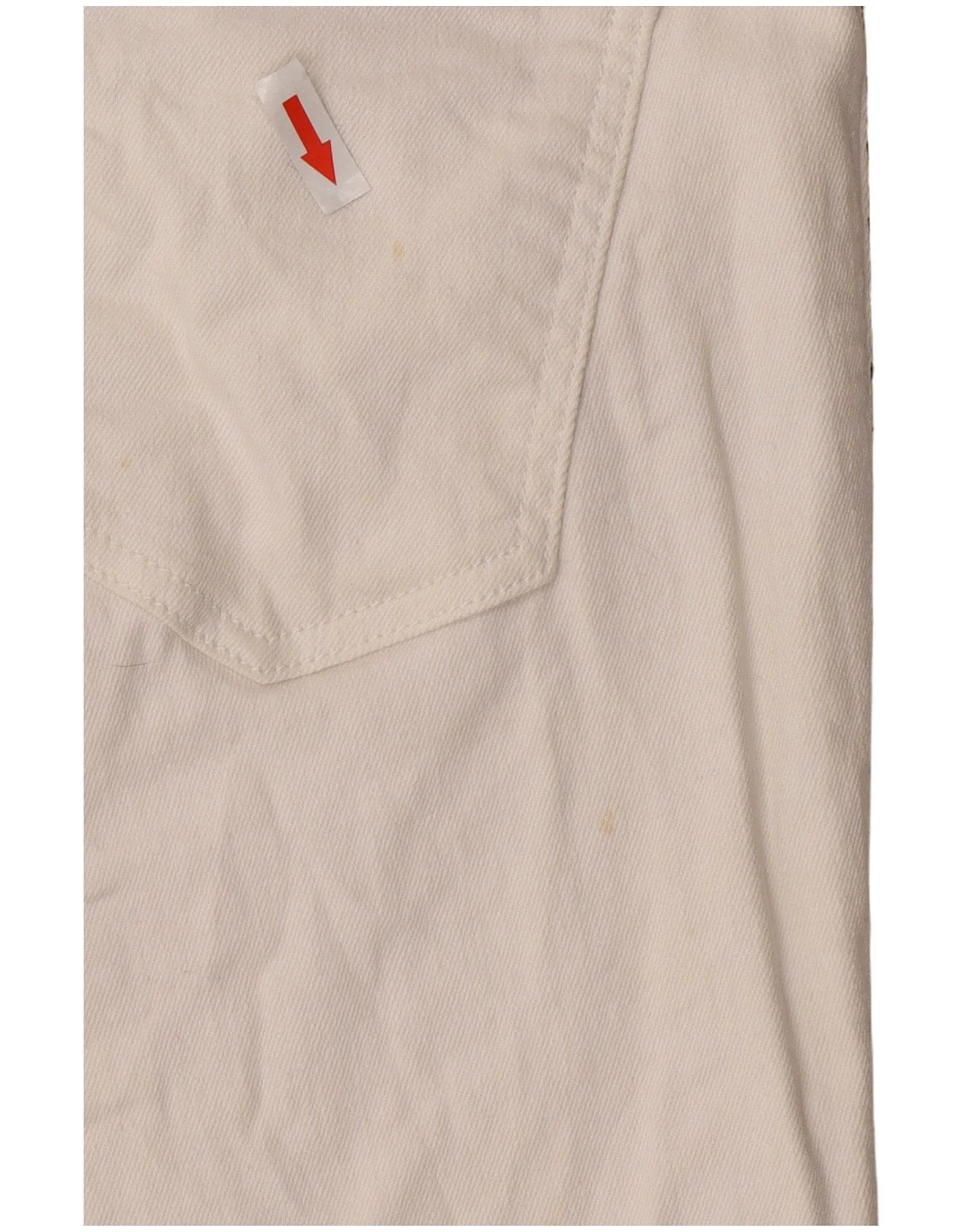 Zara Womens Skinny Jeans EU 38 Small W28 L27 White Cotton - Image 3