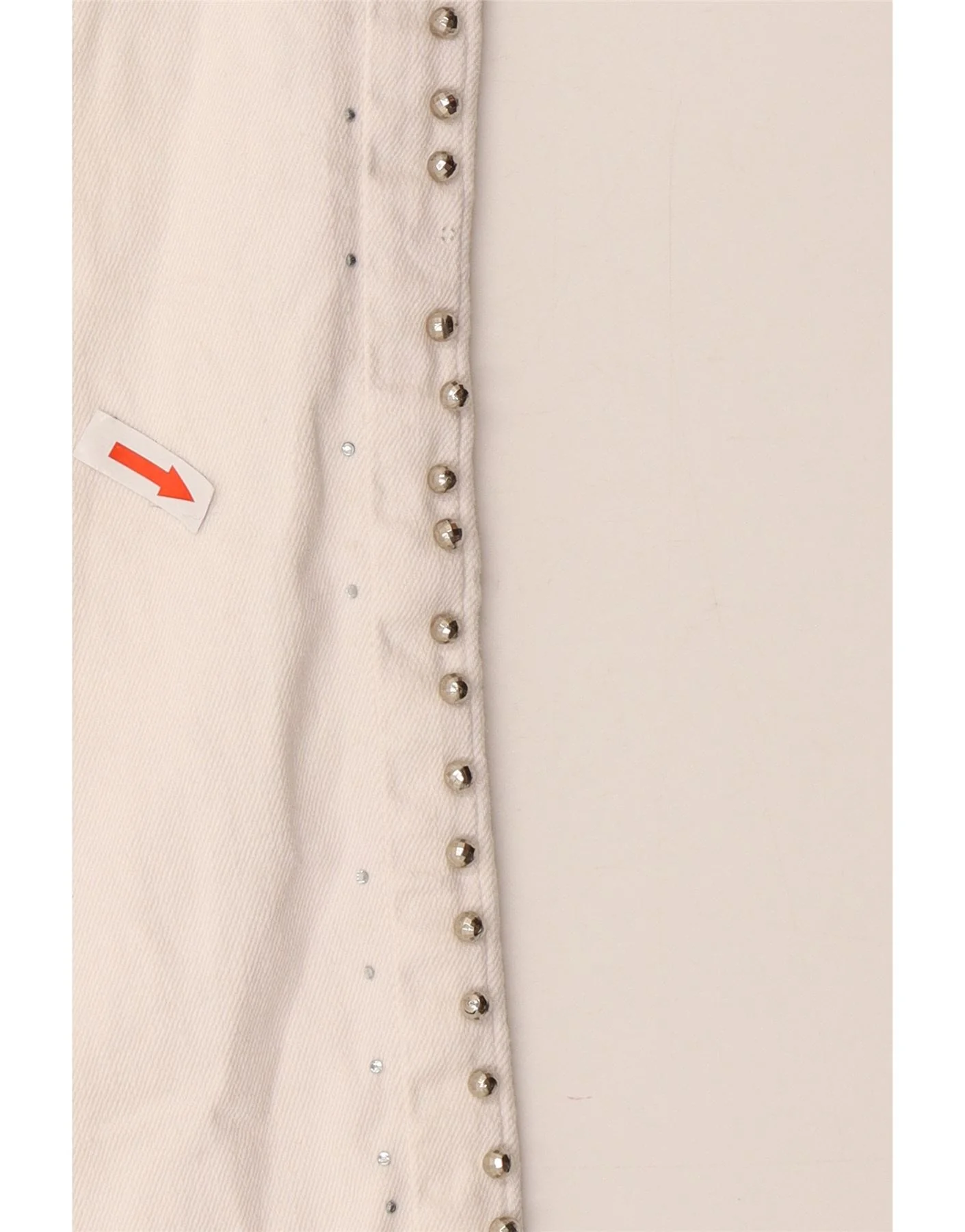 Zara Womens Skinny Jeans EU 38 Small W28 L27 White Cotton - Image 5