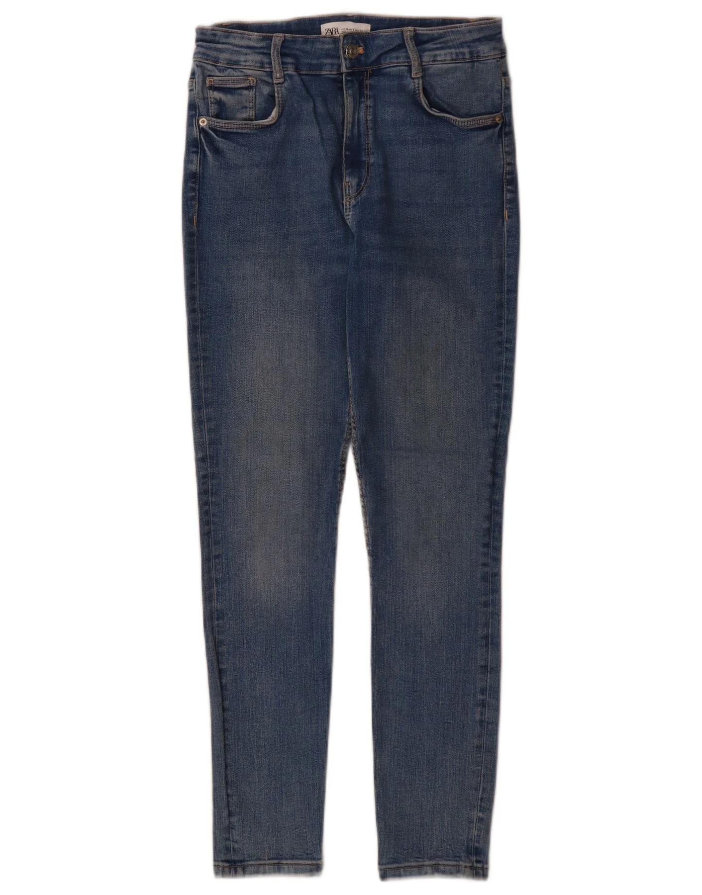 Zara Womens Skinny Jeans EU 38 Small W28 L28 Blue