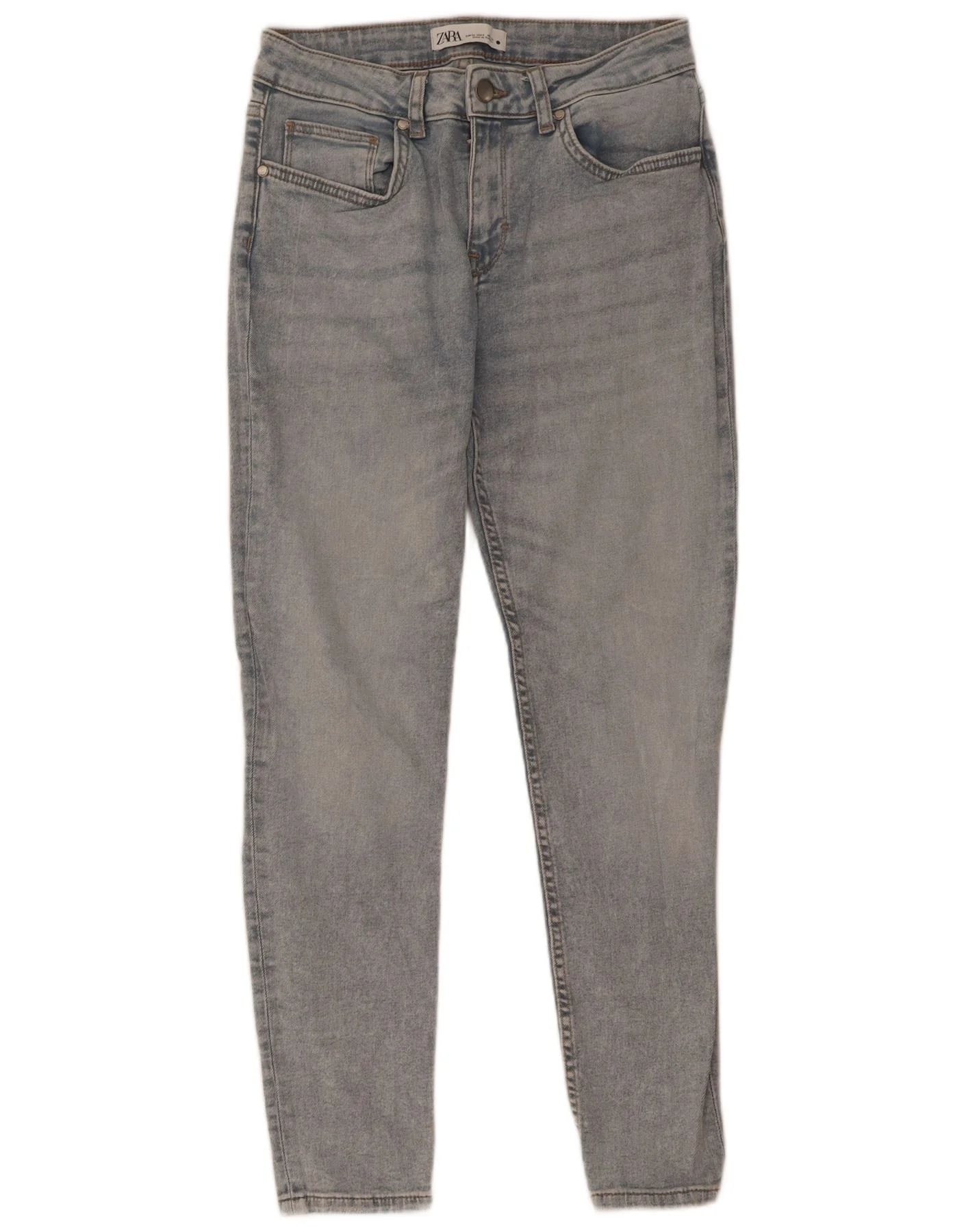 Zara Womens Skinny Jeans EU 38 Small W28 L28 Blue Cotton