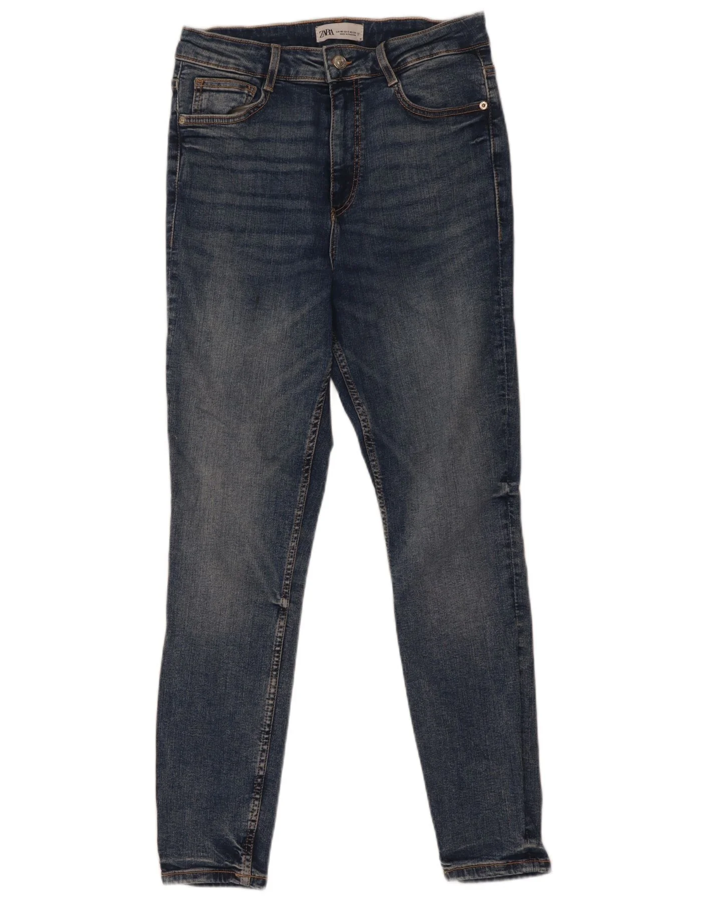 Zara Womens Skinny Jeans EU 40 Medium W30 L28 Blue