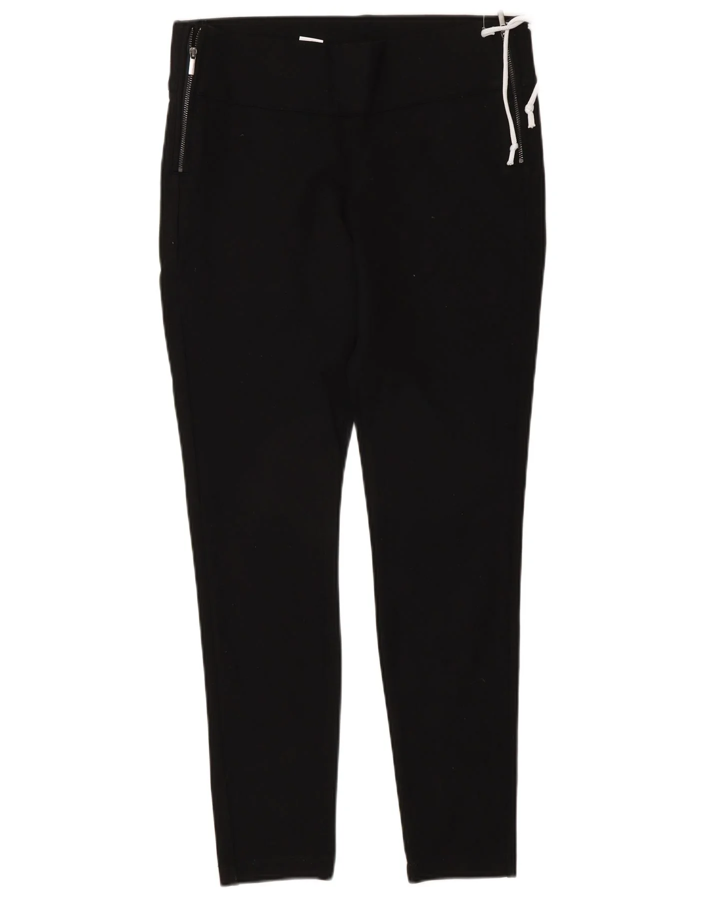 Zara Womens Skinny Trousers Large W30 L28 Black Viscose