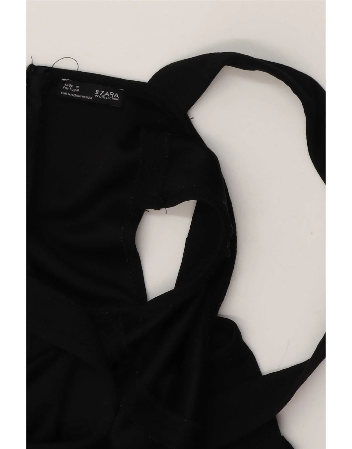 Zara Womens Sleeveless Jumpsuit UK 12 Medium Black - Image 4