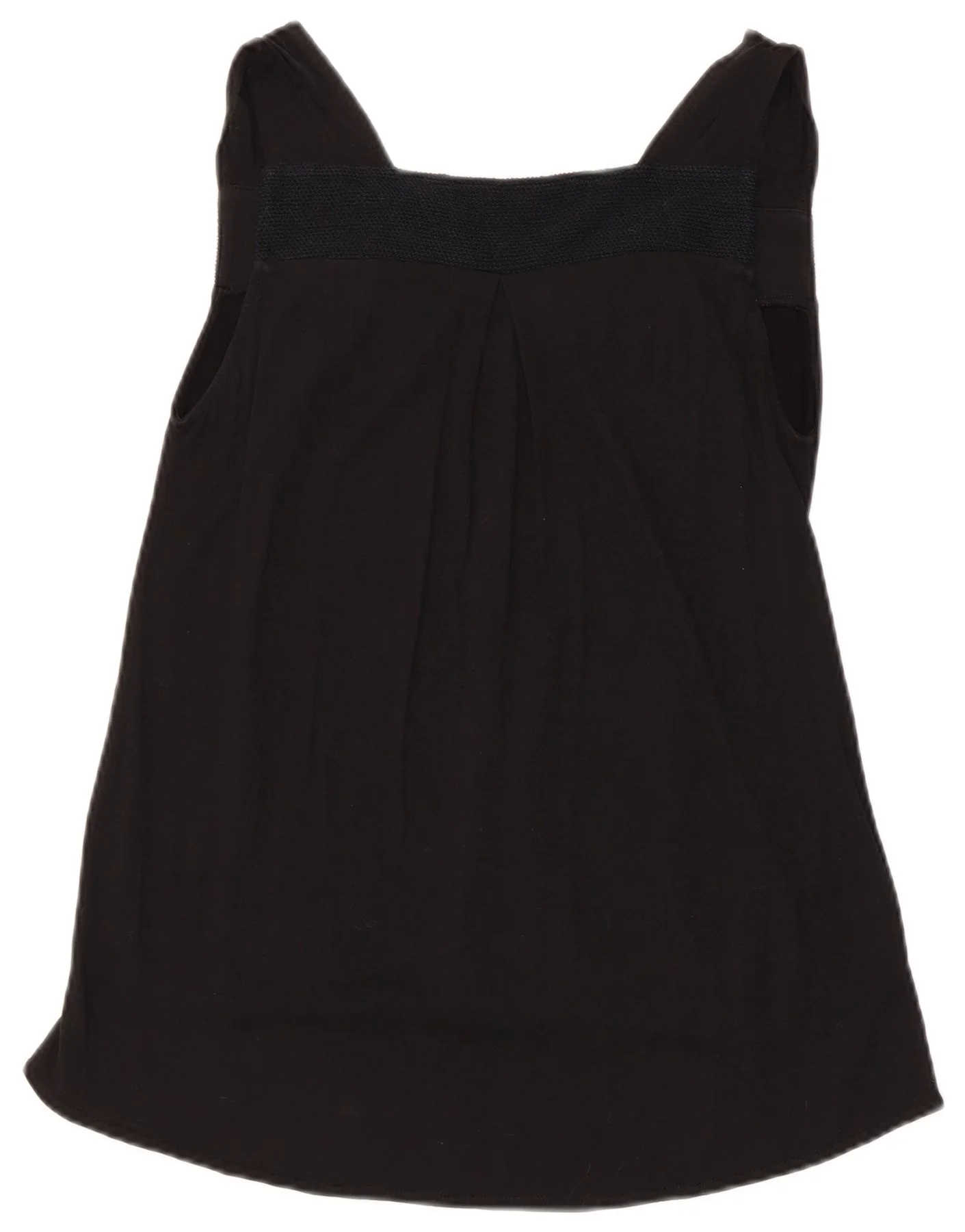 Zara Womens Sleeveless Tunic Top UK 12 Medium Black - Image 2