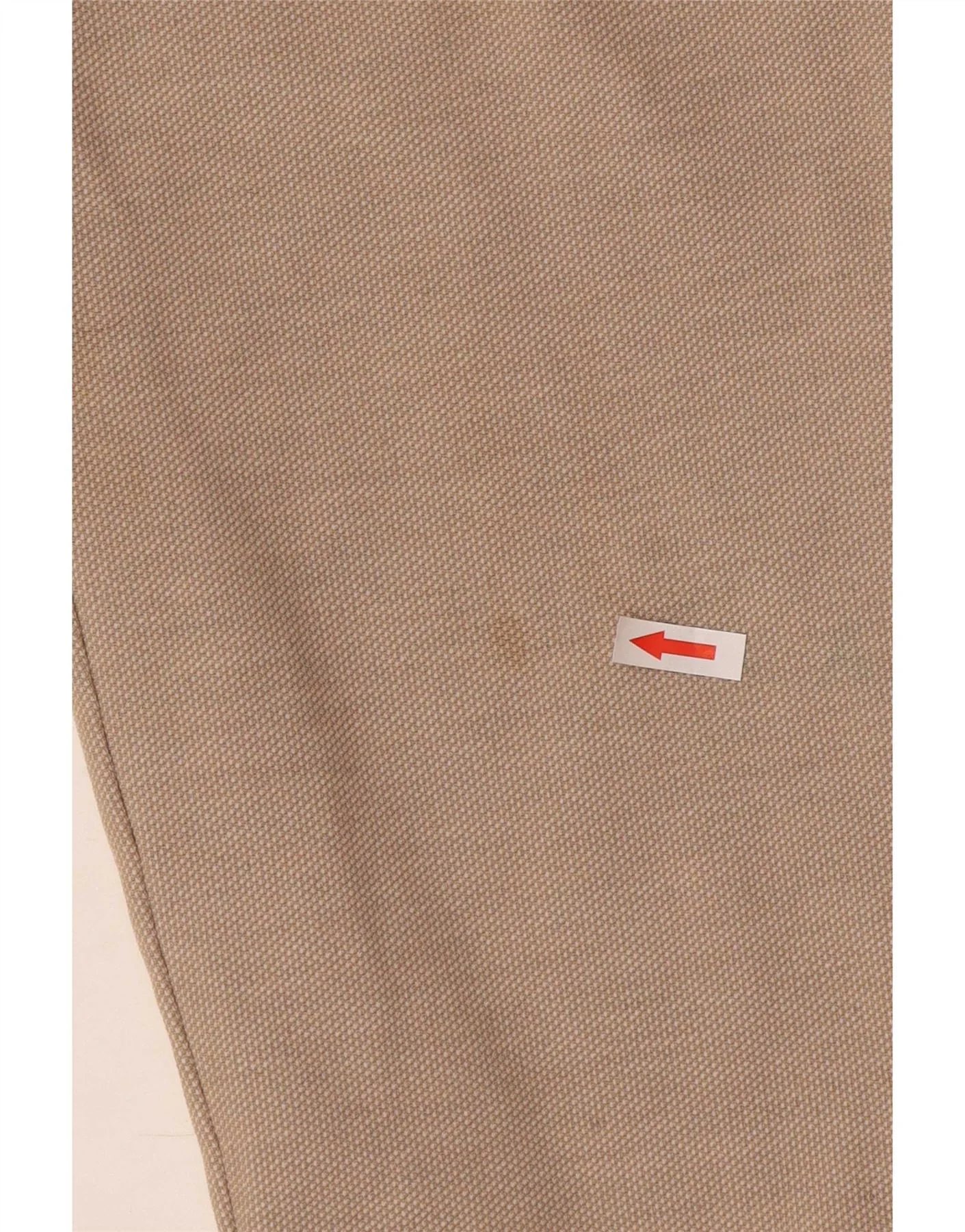 Zara Womens Slim Cropped Trousers XL W34 L26 Beige Polyester - Image 3