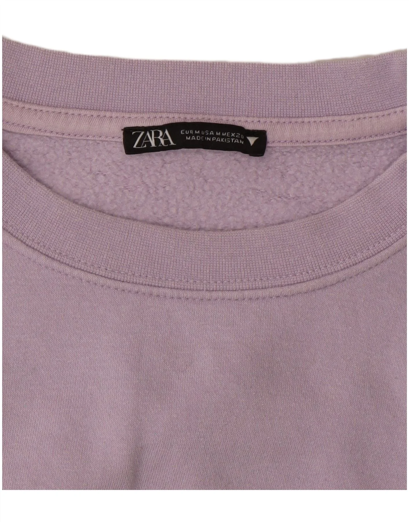 Zara Womens Sweatshirt Jumper UK 14 Medium Purple - Image 5