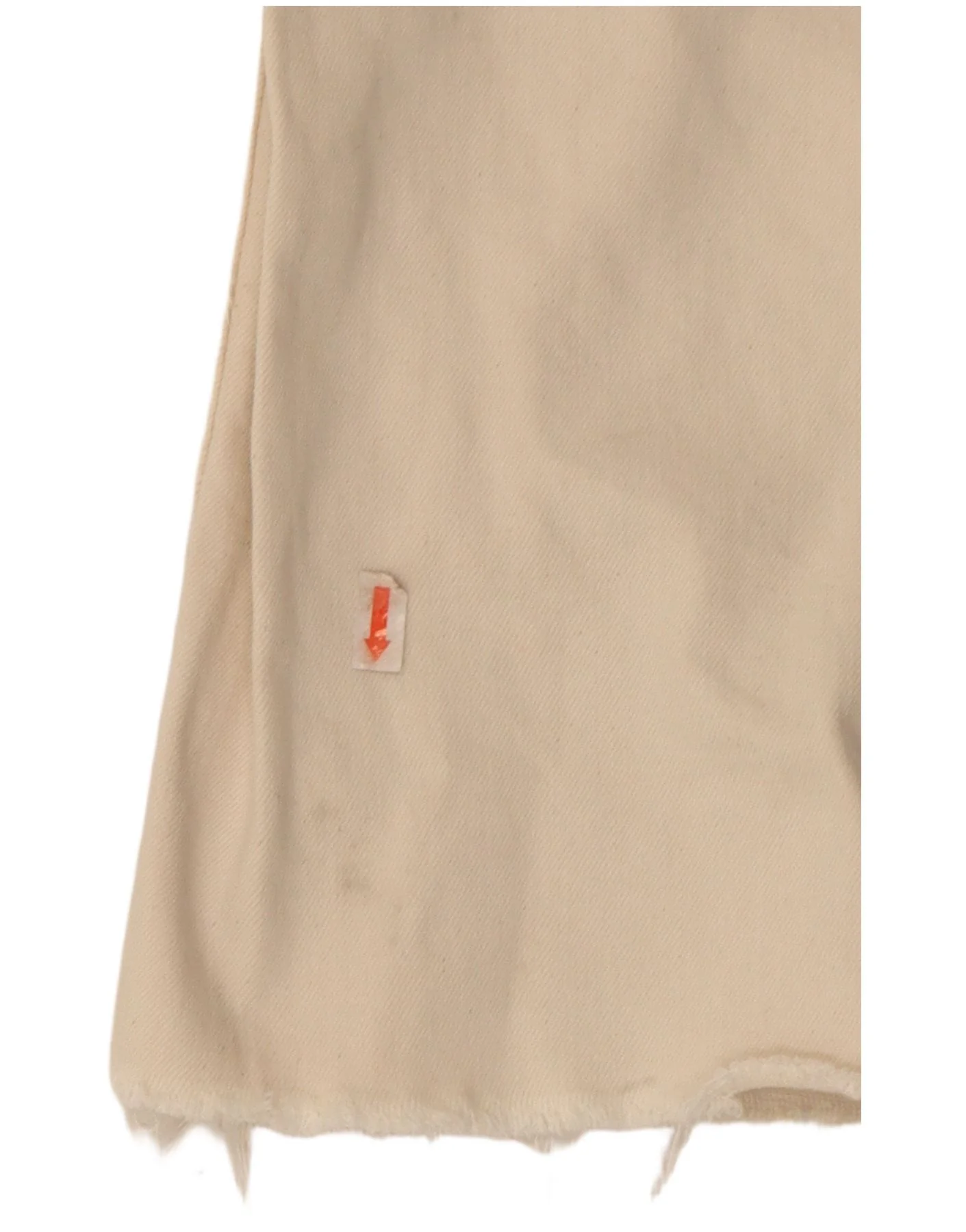 Zara Womens The Marine Straight Jeans EU 38 NSmall W28 L28 Beige Cotton - Image 3