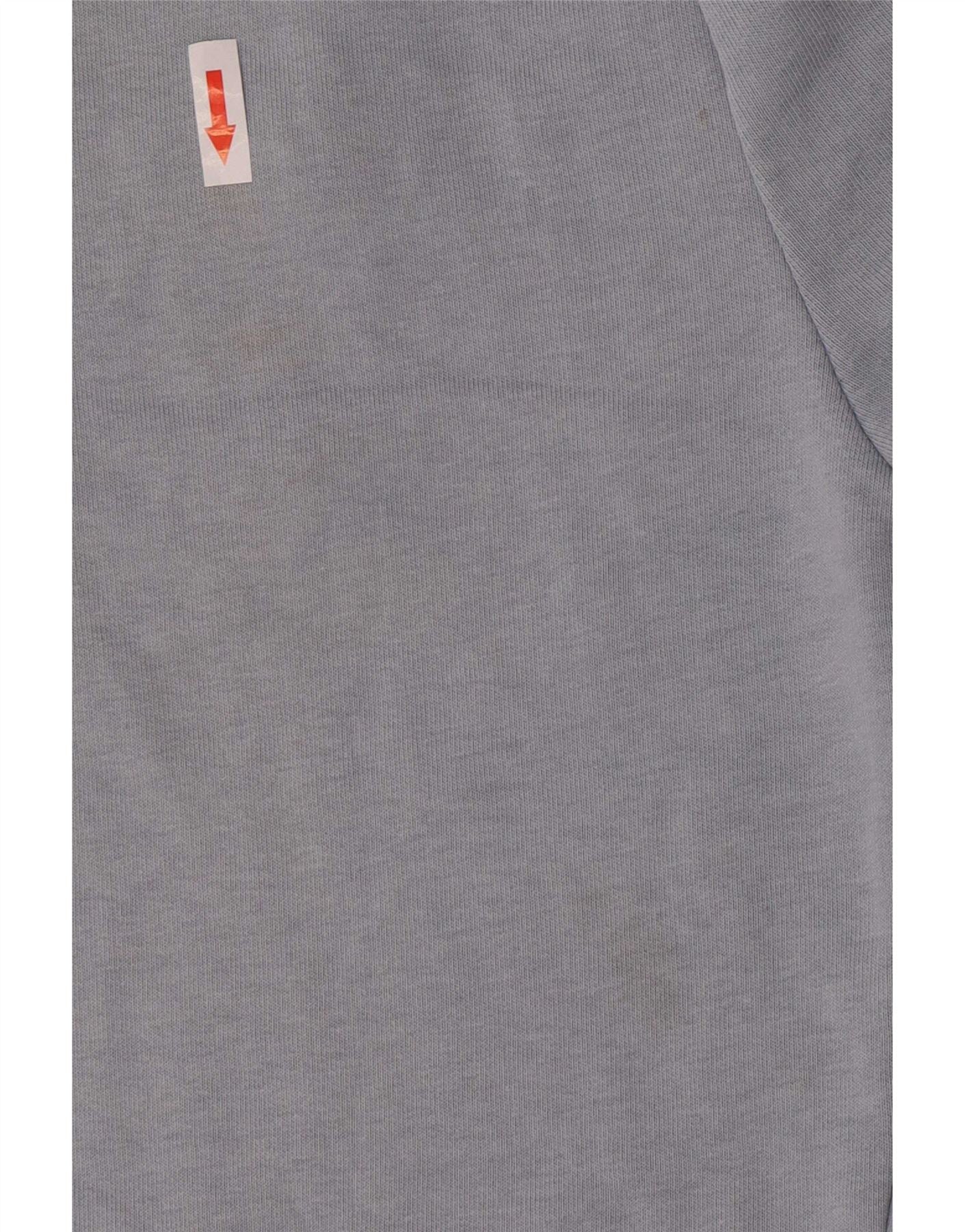 Zara Womens Tracksuit Trousers Joggers UK 12 Medium Blue Cotton - Image 3