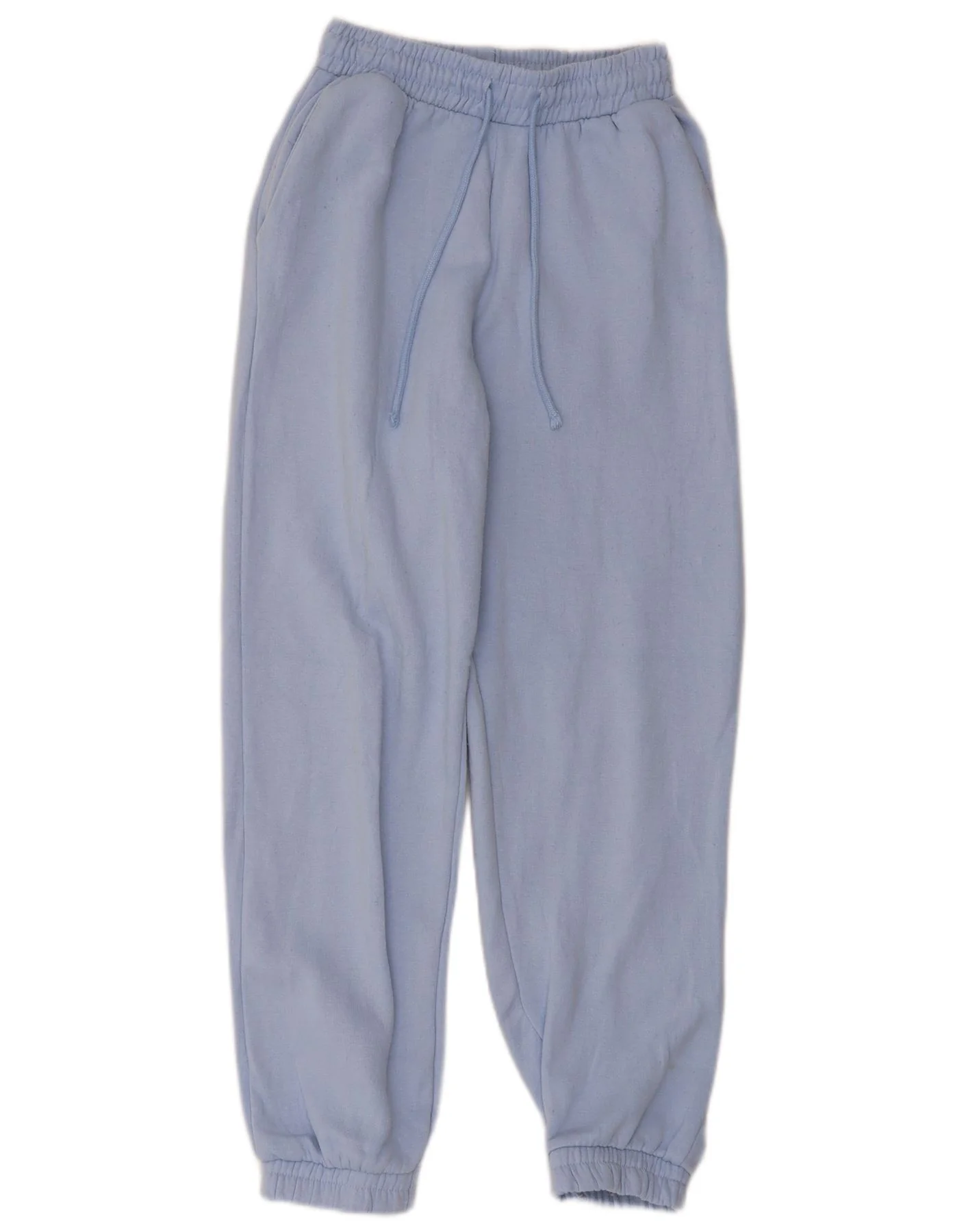 Zara Womens Tracksuit Trousers Joggers UK 8 Small Blue Polyester