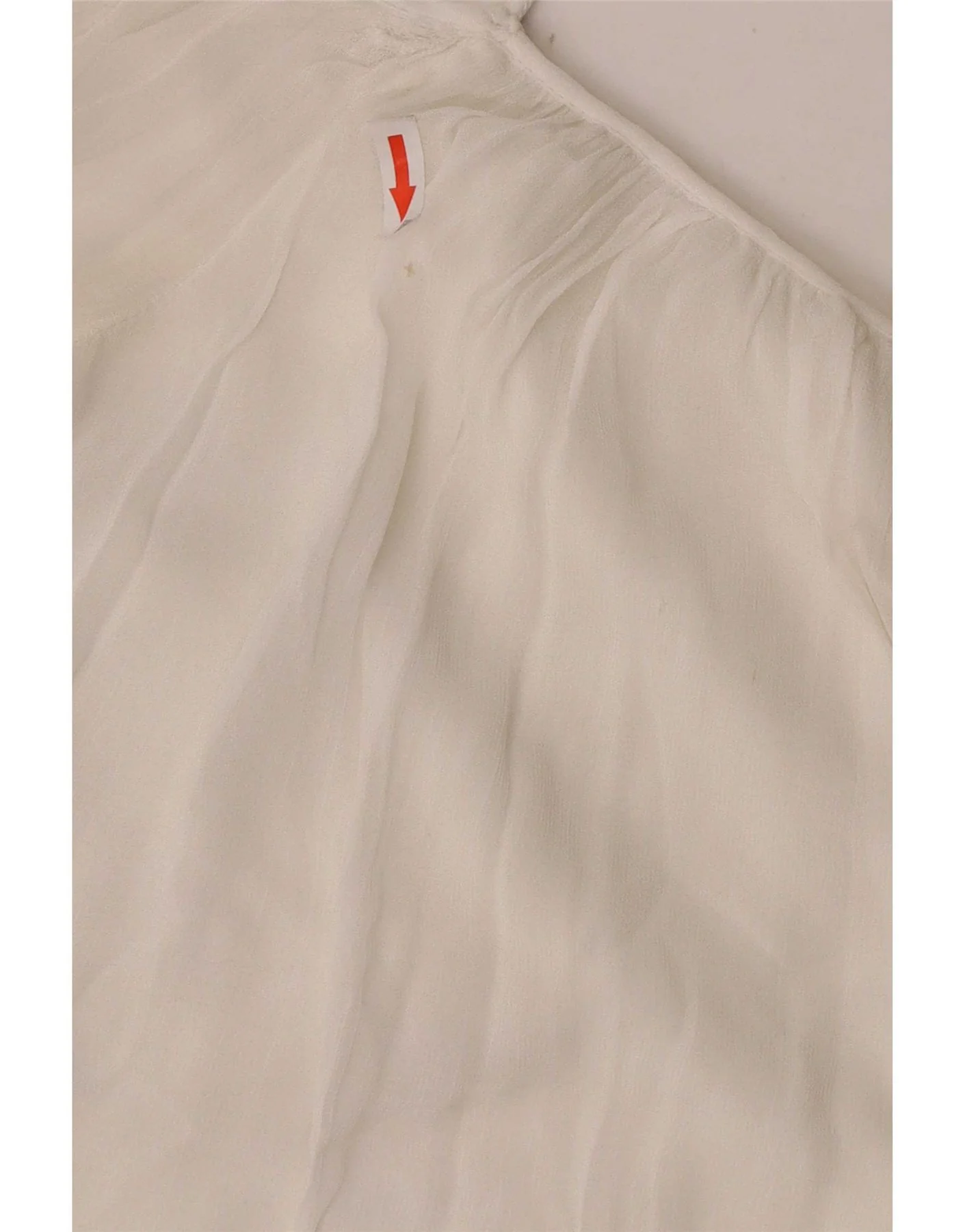Zara Womens Trafaluc 3/4 Sleeve Off Shoulder Blouse Top UK 16 Large White - Image 3
