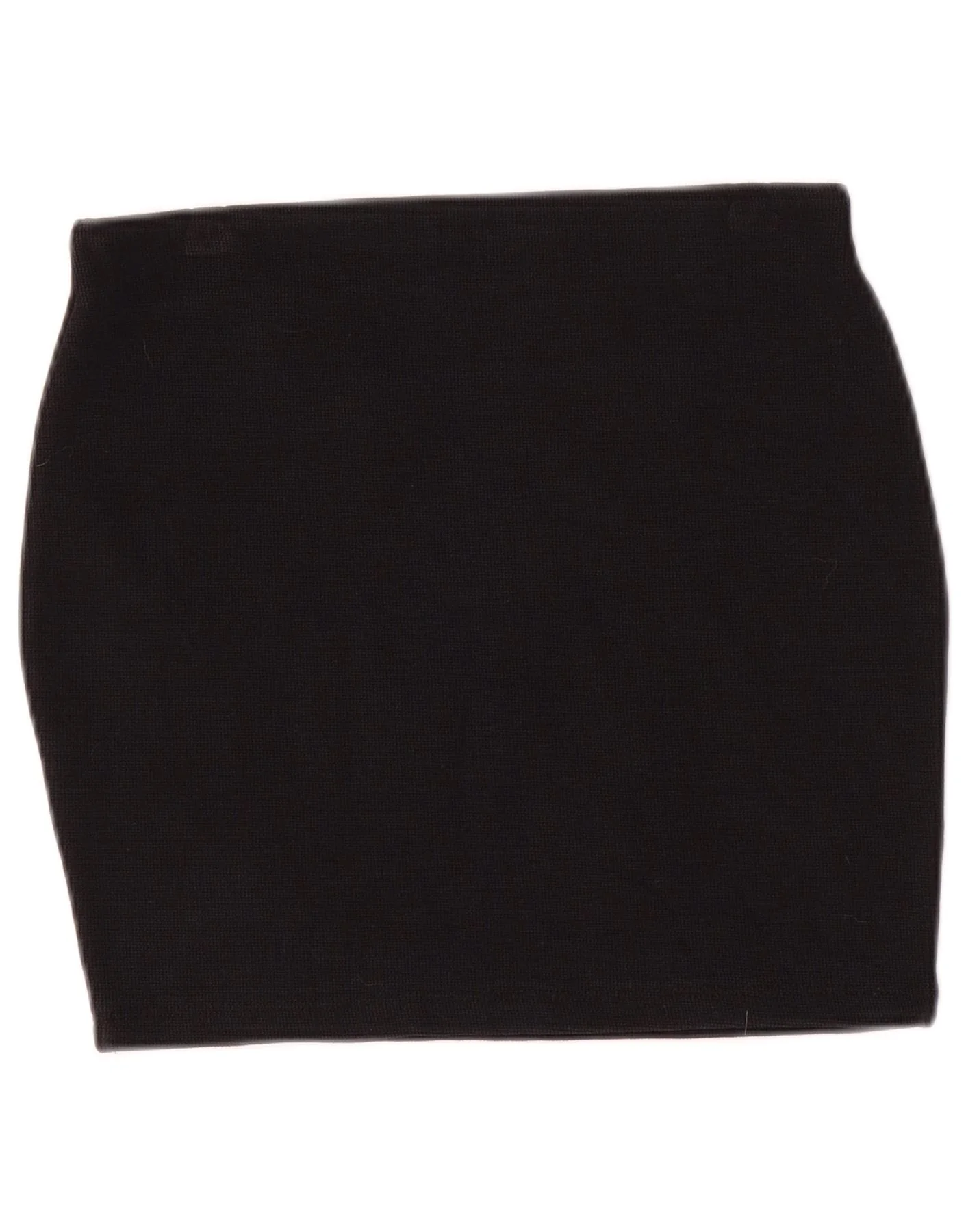 Zara Womens Trafaluc Mini Skirt Medium W28 Navy Blue Cotton - Image 2
