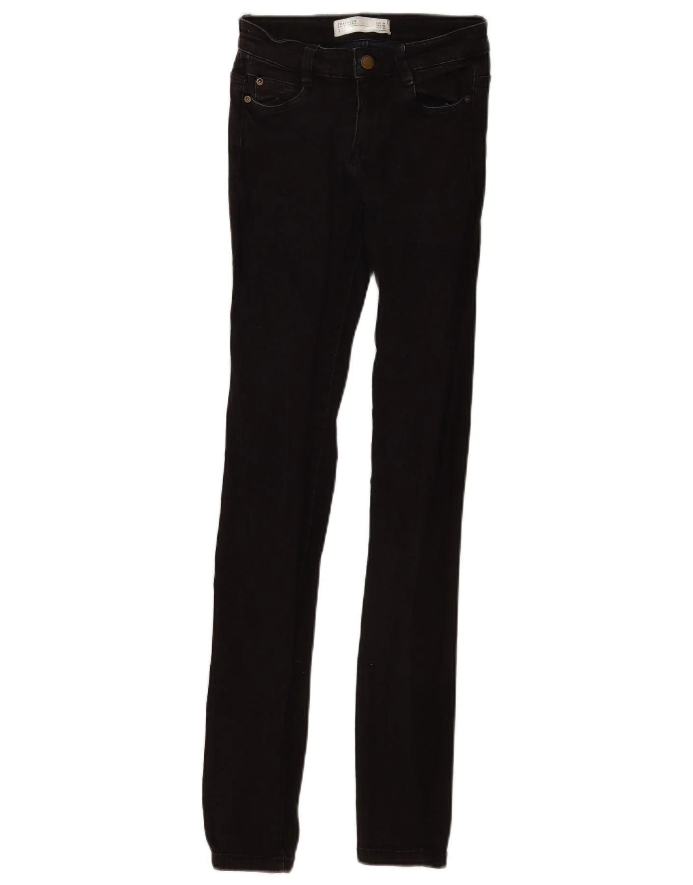 Zara Womens Trafaluc Super Skinny Jeans EU 34 2XS W24 L31 Black