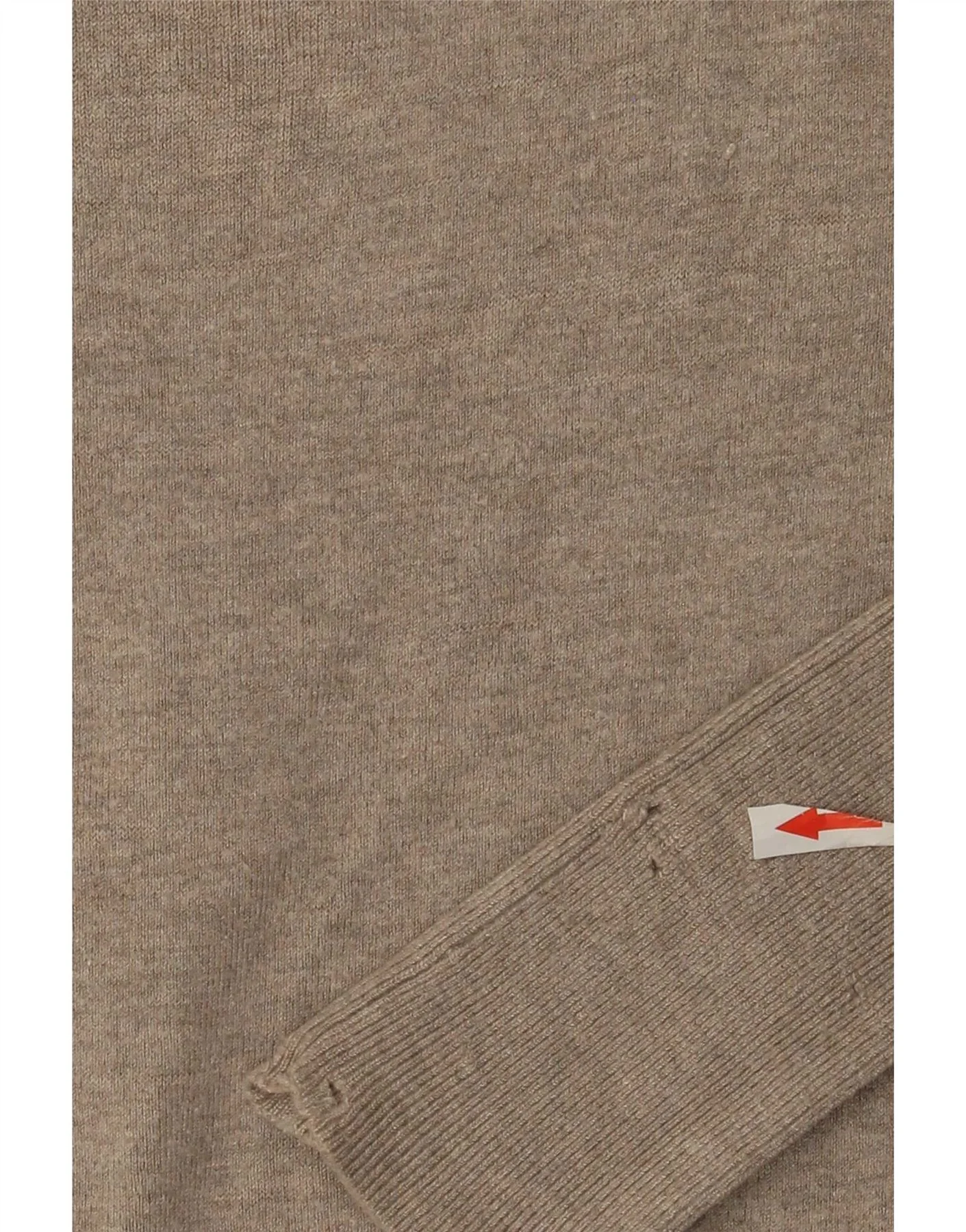 Zara Womens V-Neck Jumper Sweater UK 10 Small Grey Flecked Rayon - Image 3