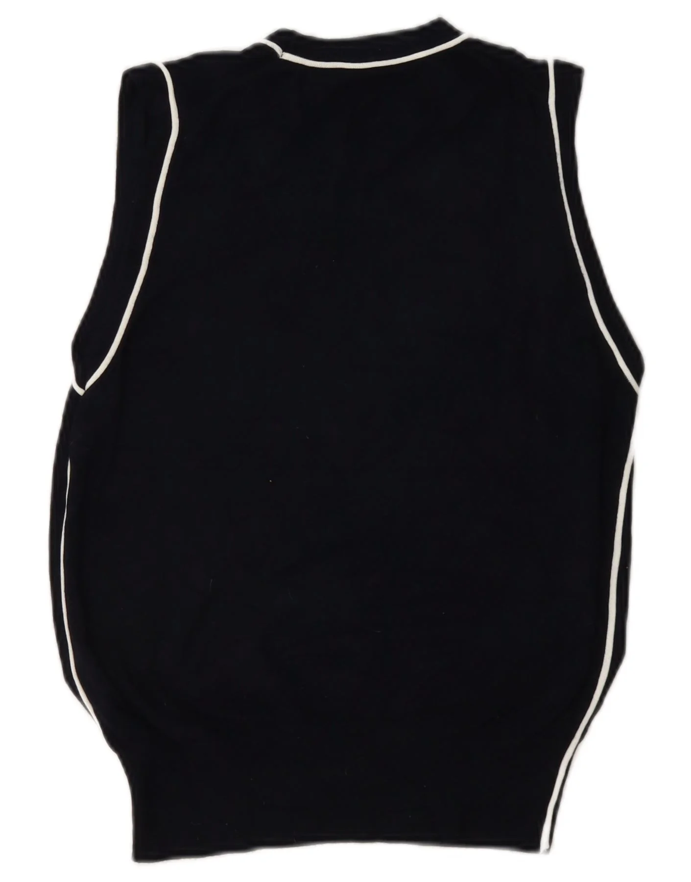 Zara Womens Vest Tank Top UK 10 Small Black Viscose - Image 2