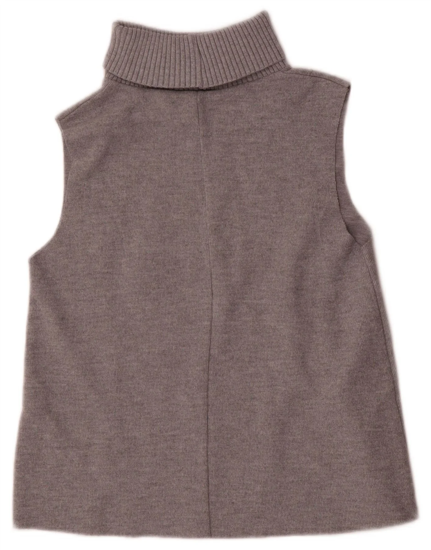 Zara Womens Vest Tank Top UK 10 Small Grey Polyester - Image 2
