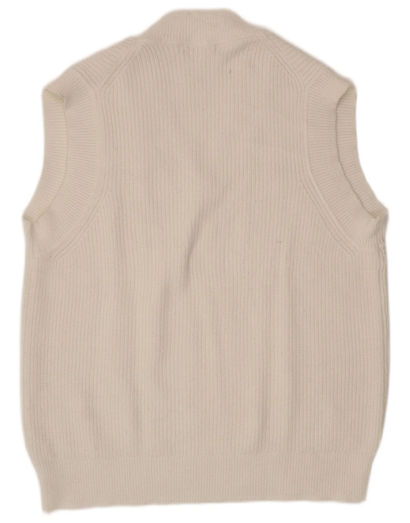 Zara Womens Vest Tank Top UK 16 Large White Viscose - Image 2