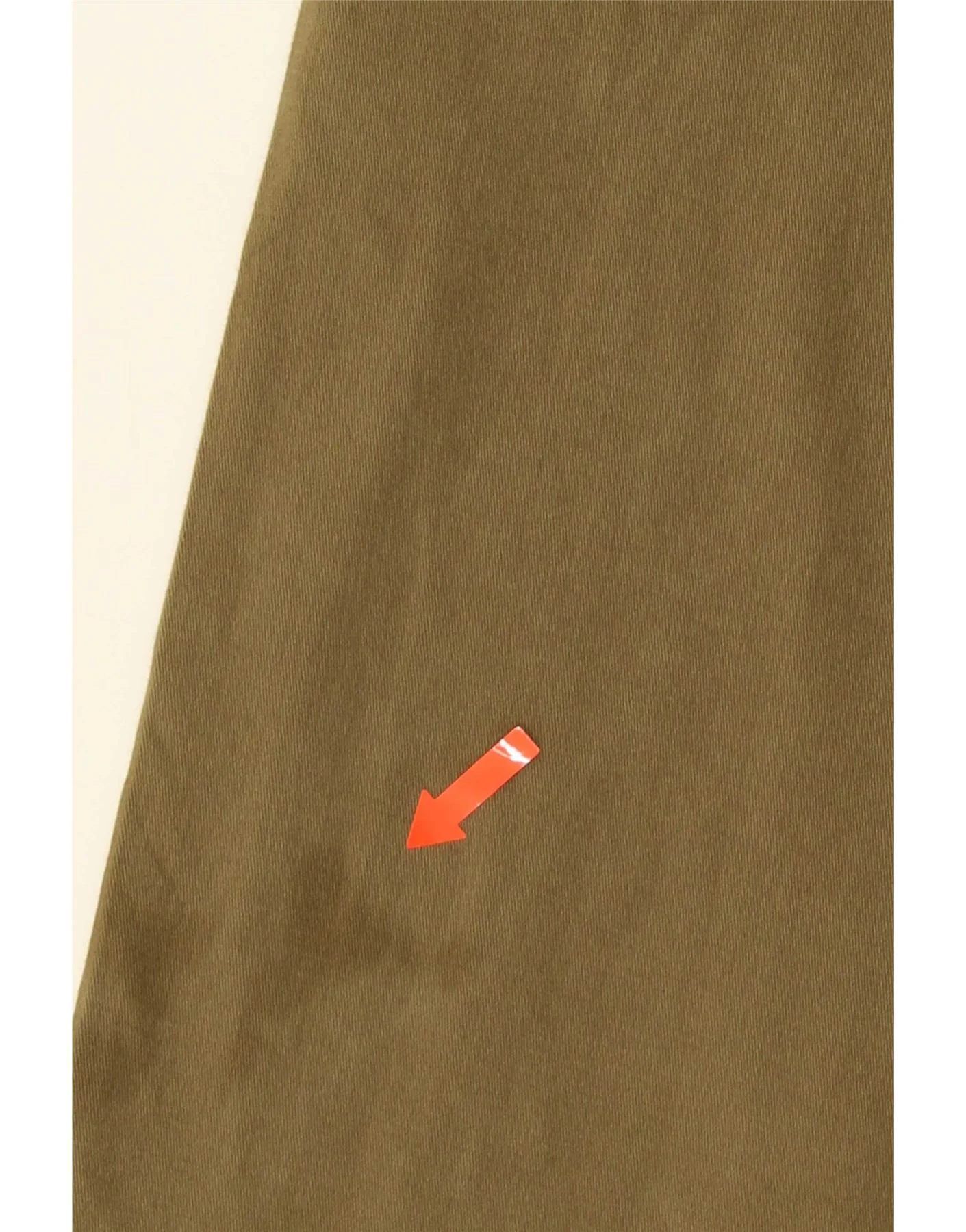 Zara Womens Wide Leg Cropped Trousers EU 36 Small W26 L25 Khaki - Image 3
